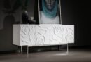 BT1017/GWYNETH - WHITE HIGH GLOSS BUFFET