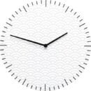 CL1017/WALL CLOCK CLOUDS WHITE
