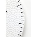 CL1017/WALL CLOCK CLOUDS WHITE