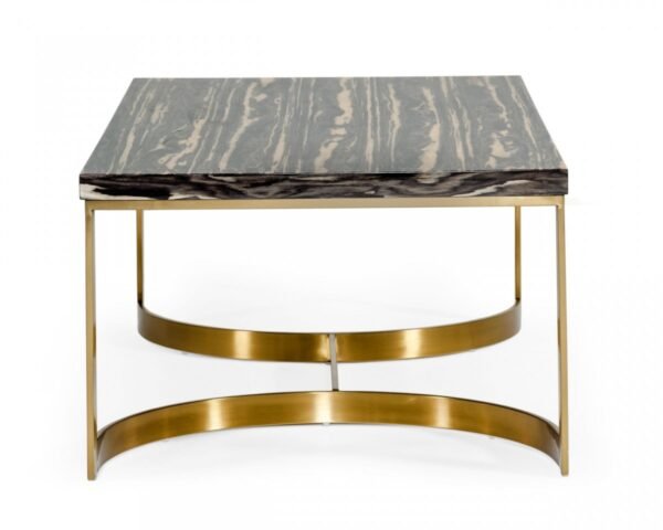 CT1091/Greely - Glam Black and Gold Marble Coffee Table - Image 4