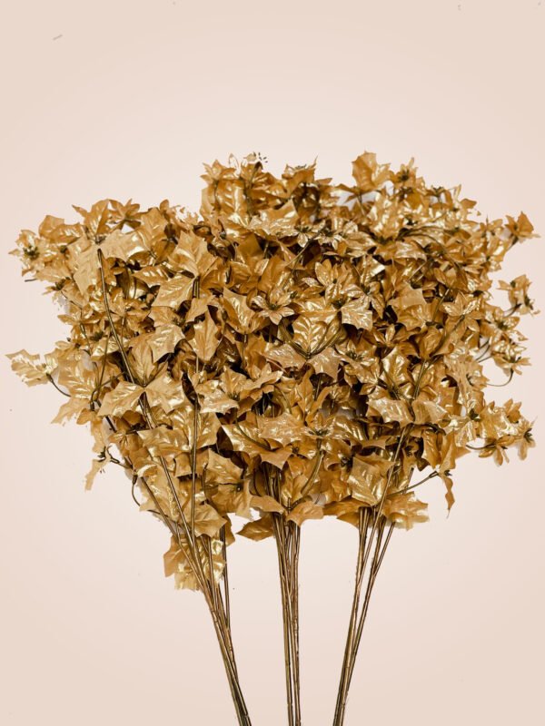 FW1483/POINSETTIA GOLD 50CM