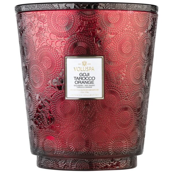 SC1098/GOJI TAROCCO ORANGE
5 WICK HEARTH CANDLE