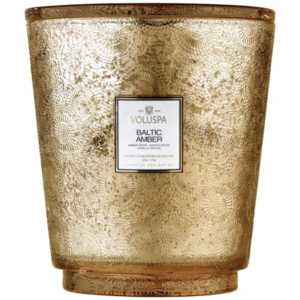 SC1099/BALTIC AMBER
5 WICK HEARTH CANDLE