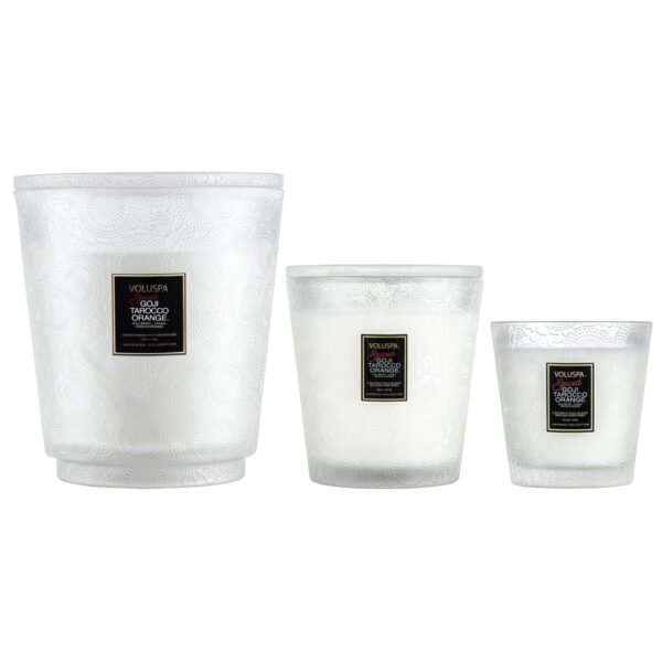 SC1101/SPICED GOJI TAROCCO ORANGE 5 WICK HEARTH CANDLE - Image 2