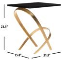 ST1066/DOVIE SIDE TABLE / GOLD/BLACK