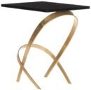 ST1066/DOVIE SIDE TABLE / GOLD/BLACK