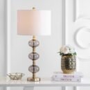 TL1077/SET 2 MARCELO TABLE LAMP/ANTIQUE BRASS