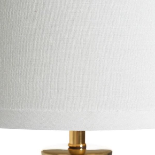 TL1084/TABLE LAMP WHITE-GLOD CERAMIC-FABRIC - Image 3