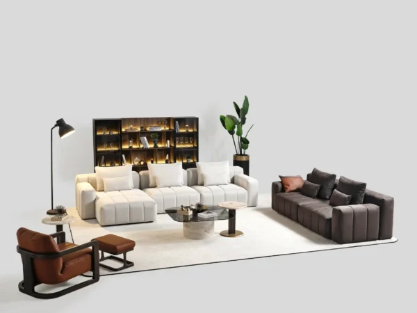 Theshowroom Furniture Aqua Sofa Set