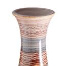 VS1268/VASE CREAM-BLUE CERAMIC DECORATION