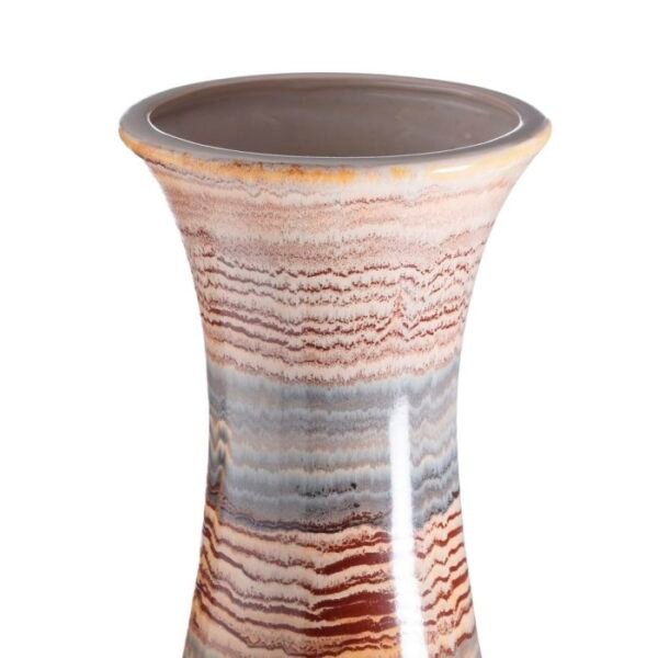 VS1268/VASE CREAM-BLUE CERAMIC DECORATION - Image 4
