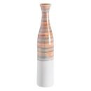 VS1268/VASE CREAM-BLUE CERAMIC DECORATION