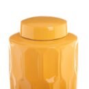 VS1273/EARTHENWARE JAR YELLOW CERAMIC