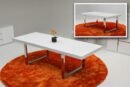 DN1016/OUTLINE CROC EXTENDABLE DINING