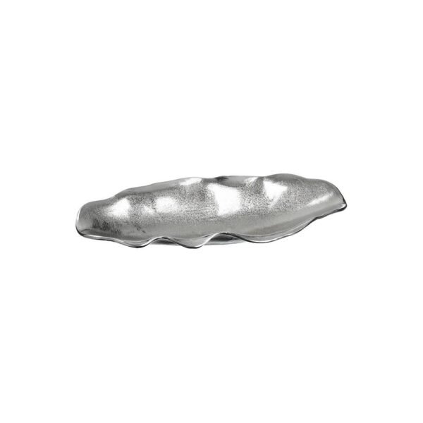 DT1050/TRAY LEAVE NIKEL ALUMINUM DECORATION
