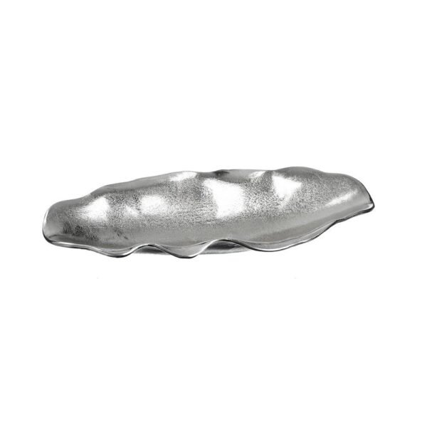 DT1051/TRAY LEAVE NIKEL ALUMINUM DECORATION