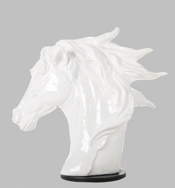 FG1078/Modern Horse Head Sculpture - Image 3