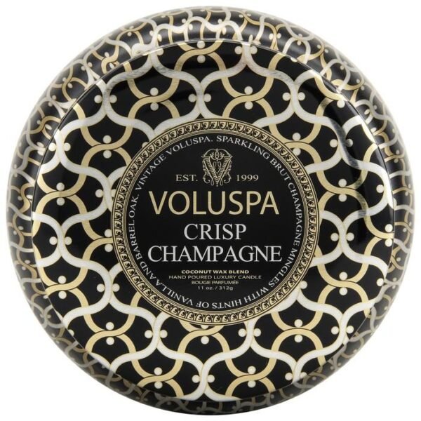 SC1036/CRISP CHAMPAGNE 2 WICK MAISON METALLO CANDLE - Image 3