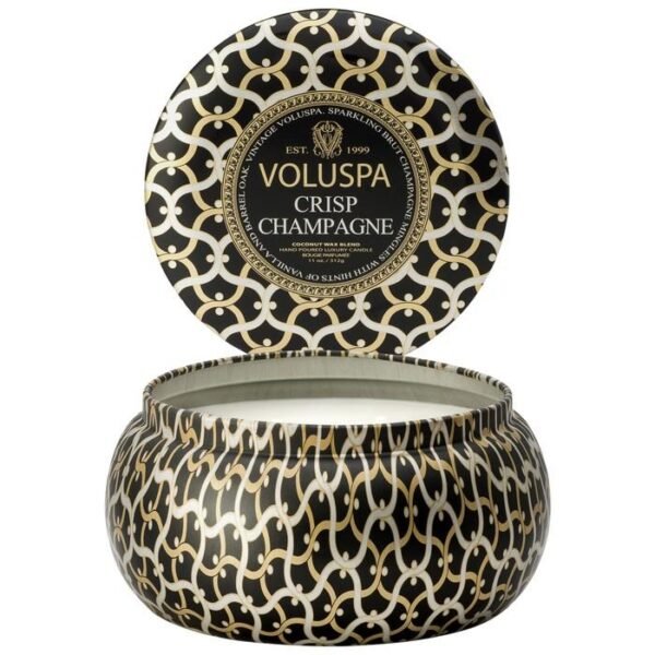 SC1036/CRISP CHAMPAGNE 2 WICK MAISON METALLO CANDLE - Image 2