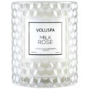 SC1077/MILK ROSE ICON CLOCHE COVER CANDLE