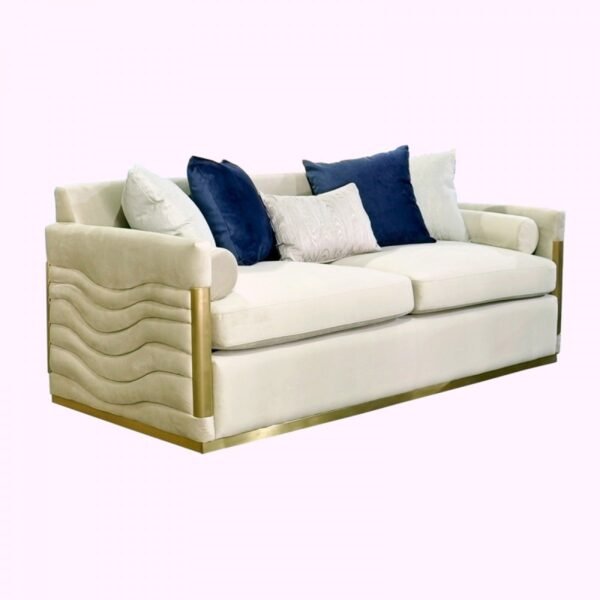 SO1011/DREAM Velvet & Gold SOFA - Image 3