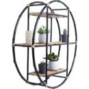 WS1012/Wall Shelf Jungle Bamboo Black 60cm