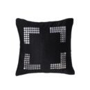 TP1046/CUSHION DELUXE BLACK POLYESTER