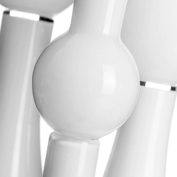 VS1229/VASE WHITE GLASS. DECORATION - Image 11